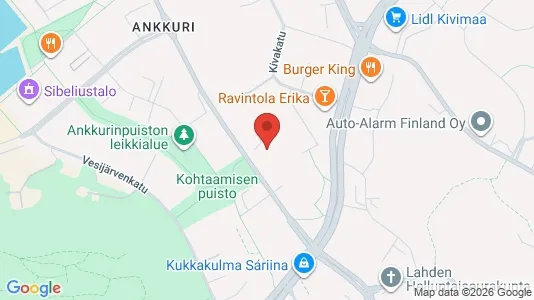 Apartments for rent i Lahti - kort over placeringen