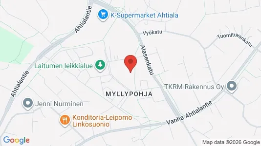 Apartments for rent i Lahti - kort over placeringen