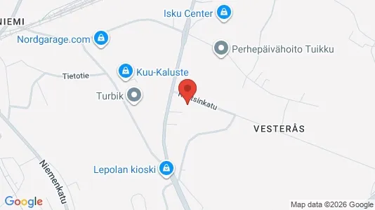 Apartments for rent i Lahti - kort over placeringen