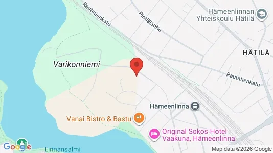 Apartments for rent i Hämeenlinna - kort over placeringen