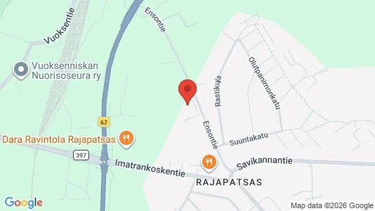 Apartments for rent i Imatra - kort over placeringen