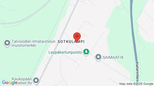 Apartments for rent i Imatra - kort over placeringen
