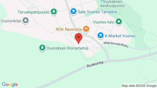 Apartments for rent i Tampere Eteläinen - kort over placeringen