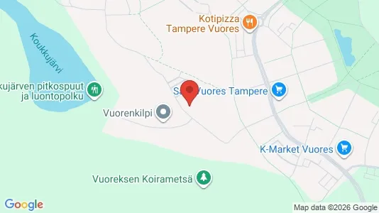 Apartments for rent i Tampere Eteläinen - kort over placeringen