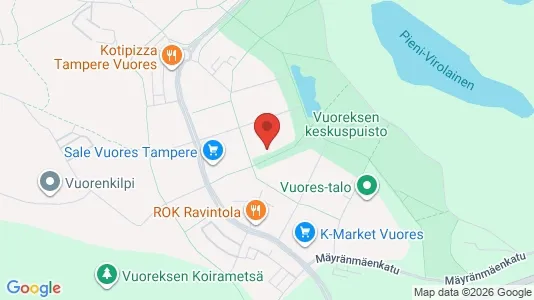 Apartments for rent i Tampere Eteläinen - kort over placeringen