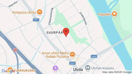 Apartments for rent i Ulvila - kort over placeringen
