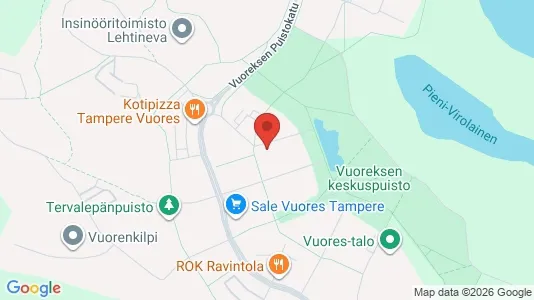 Apartments for rent i Tampere Eteläinen - kort over placeringen