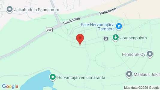 Rooms for rent i Tampere Keskinen - kort over placeringen