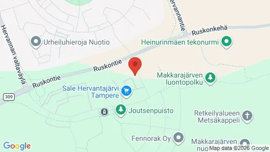 Apartments for rent i Tampere Keskinen - kort over placeringen