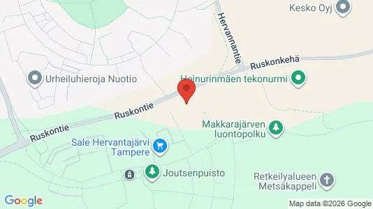 Apartments for rent i Tampere Keskinen - kort over placeringen