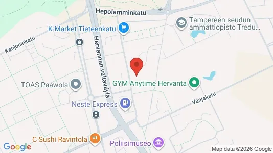 Apartments for rent i Tampere Kaakkoinen - kort over placeringen