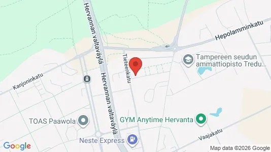 Apartments for rent i Tampere Kaakkoinen - kort over placeringen