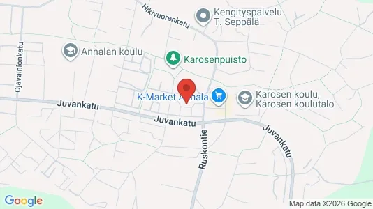 Apartments for rent i Tampere Kaakkoinen - kort over placeringen