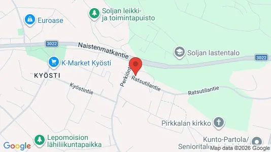 Apartments for rent i Pirkkala - kort over placeringen
