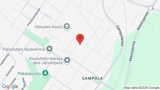 Apartments for rent i Pori - kort over placeringen
