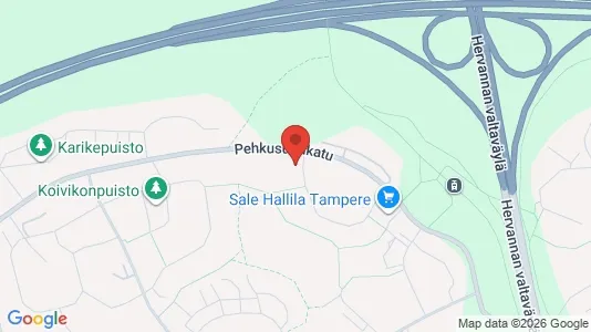 Apartments for rent i Tampere Keskinen - kort over placeringen