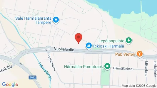 Apartments for rent i Tampere Eteläinen - kort over placeringen