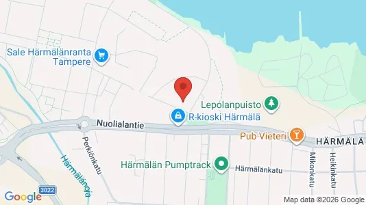 Apartments for rent i Tampere Eteläinen - kort over placeringen