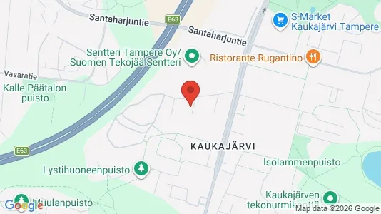 Apartments for rent i Tampere Kaakkoinen - kort over placeringen
