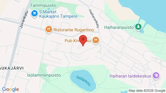 Apartments for rent i Tampere Kaakkoinen - kort over placeringen