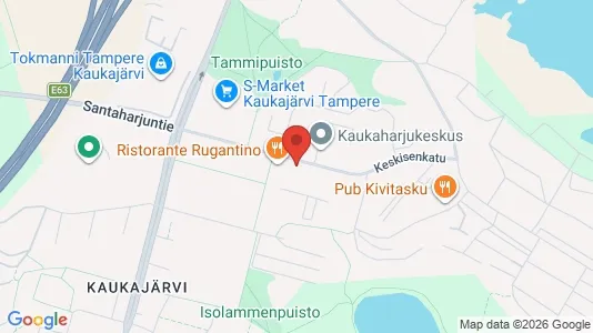Apartments for rent i Tampere Kaakkoinen - kort over placeringen