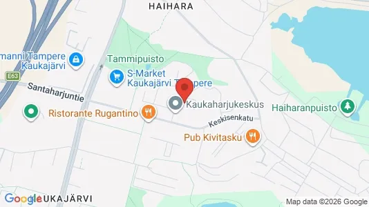 Apartments for rent i Tampere Kaakkoinen - kort over placeringen