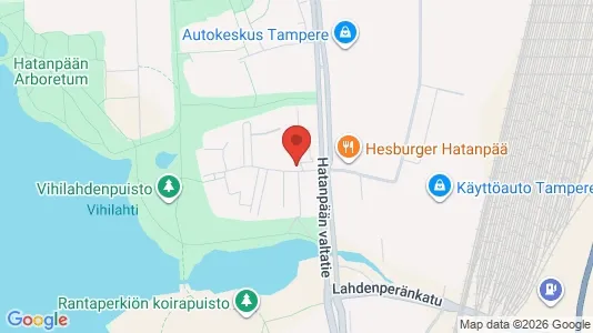 Apartments for rent i Tampere Eteläinen - kort over placeringen