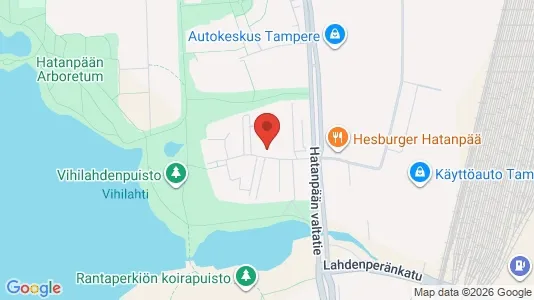 Apartments for rent i Tampere Eteläinen - kort over placeringen