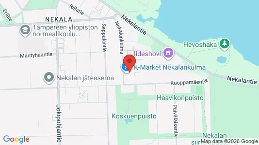 Apartments for rent i Tampere Keskinen - kort over placeringen