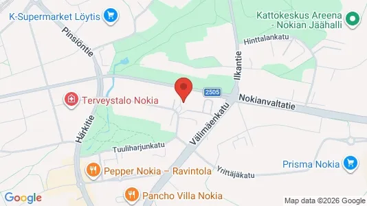 Apartments for rent i Nokia - kort over placeringen
