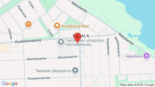 Apartments for rent i Tampere Keskinen - kort over placeringen