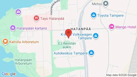 Apartments for rent i Tampere Eteläinen - kort over placeringen