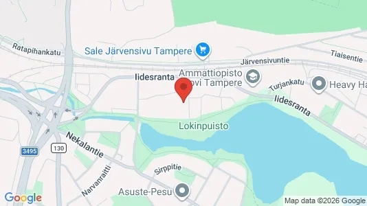 Apartments for rent i Tampere Keskinen - kort over placeringen