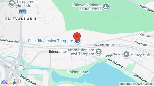 Apartments for rent i Tampere Keskinen - kort over placeringen
