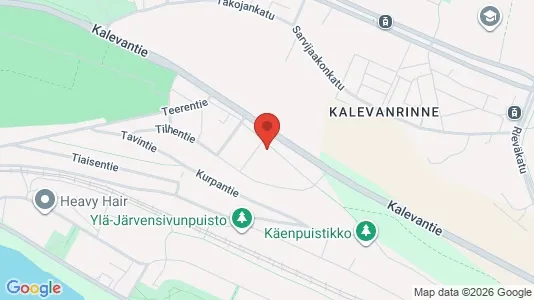 Apartments for rent i Tampere Keskinen - kort over placeringen