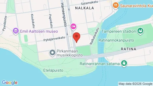 Apartments for rent i Tampere Keskinen - kort over placeringen