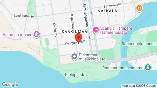 Apartments for rent i Tampere Keskinen - kort over placeringen