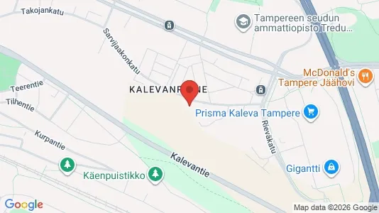 Apartments for rent i Tampere Keskinen - kort over placeringen