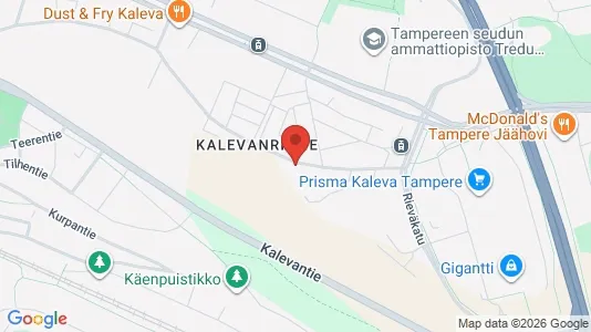 Apartments for rent i Tampere Keskinen - kort over placeringen