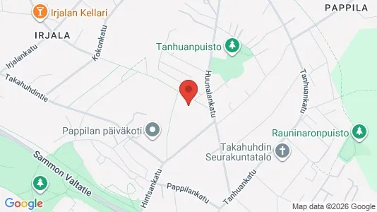 Apartments for rent i Tampere Koillinen - kort over placeringen
