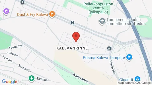 Apartments for rent i Tampere Keskinen - kort over placeringen