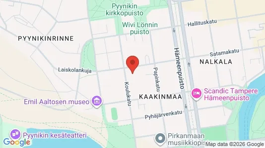 Apartments for rent i Tampere Keskinen - kort over placeringen
