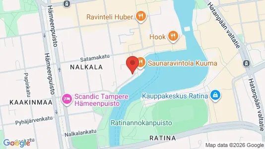 Apartments for rent i Tampere Keskinen - kort over placeringen