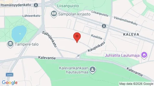 Apartments for rent i Tampere Keskinen - kort over placeringen