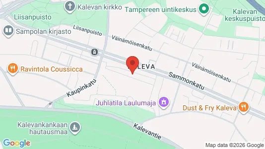 Apartments for rent i Tampere Keskinen - kort over placeringen