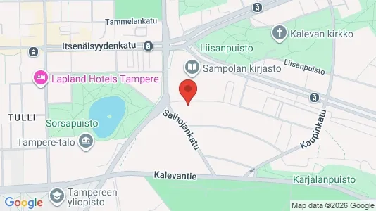 Apartments for rent i Tampere Keskinen - kort over placeringen