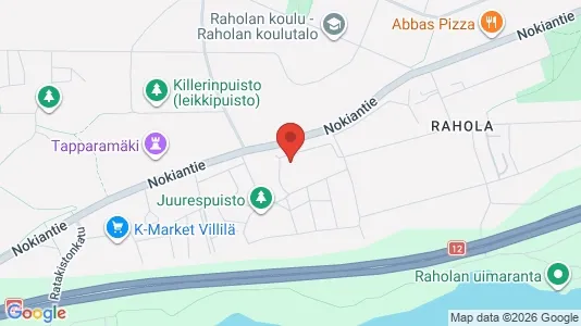 Apartments for rent i Tampere Lounainen - kort over placeringen