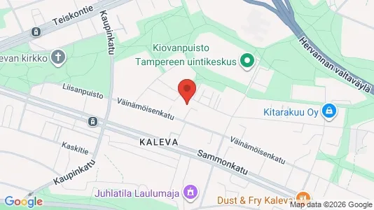 Apartments for rent i Tampere Keskinen - kort over placeringen