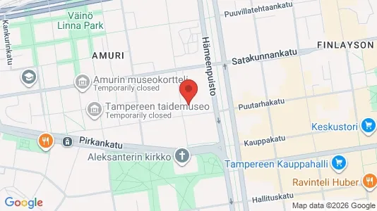 Apartments for rent i Tampere Keskinen - kort over placeringen
