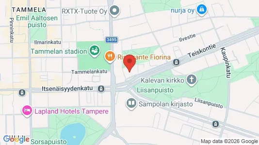 Apartments for rent i Tampere Keskinen - kort over placeringen